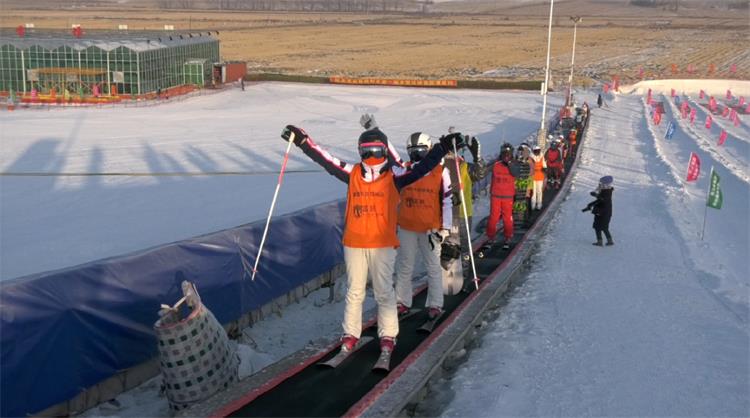 滑雪場魔毯輸送帶1124-7