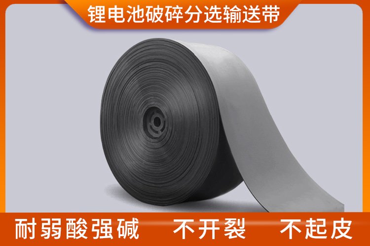 廢舊鋰電池破碎分選輸送帶 廢舊鋰電池破碎分選輸送帶